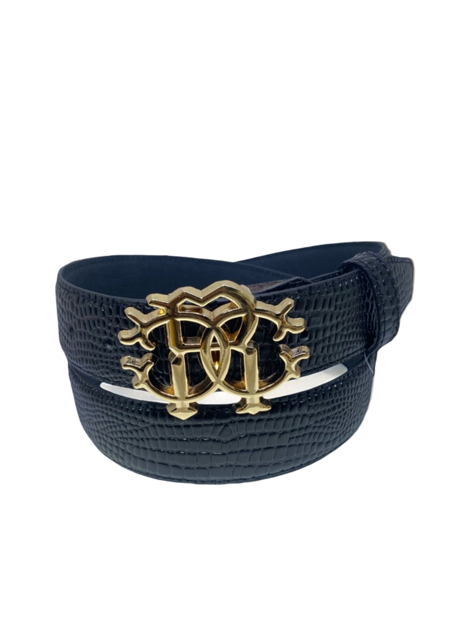 RbrtoCvli Premium Leather Belt with Polished Buckle