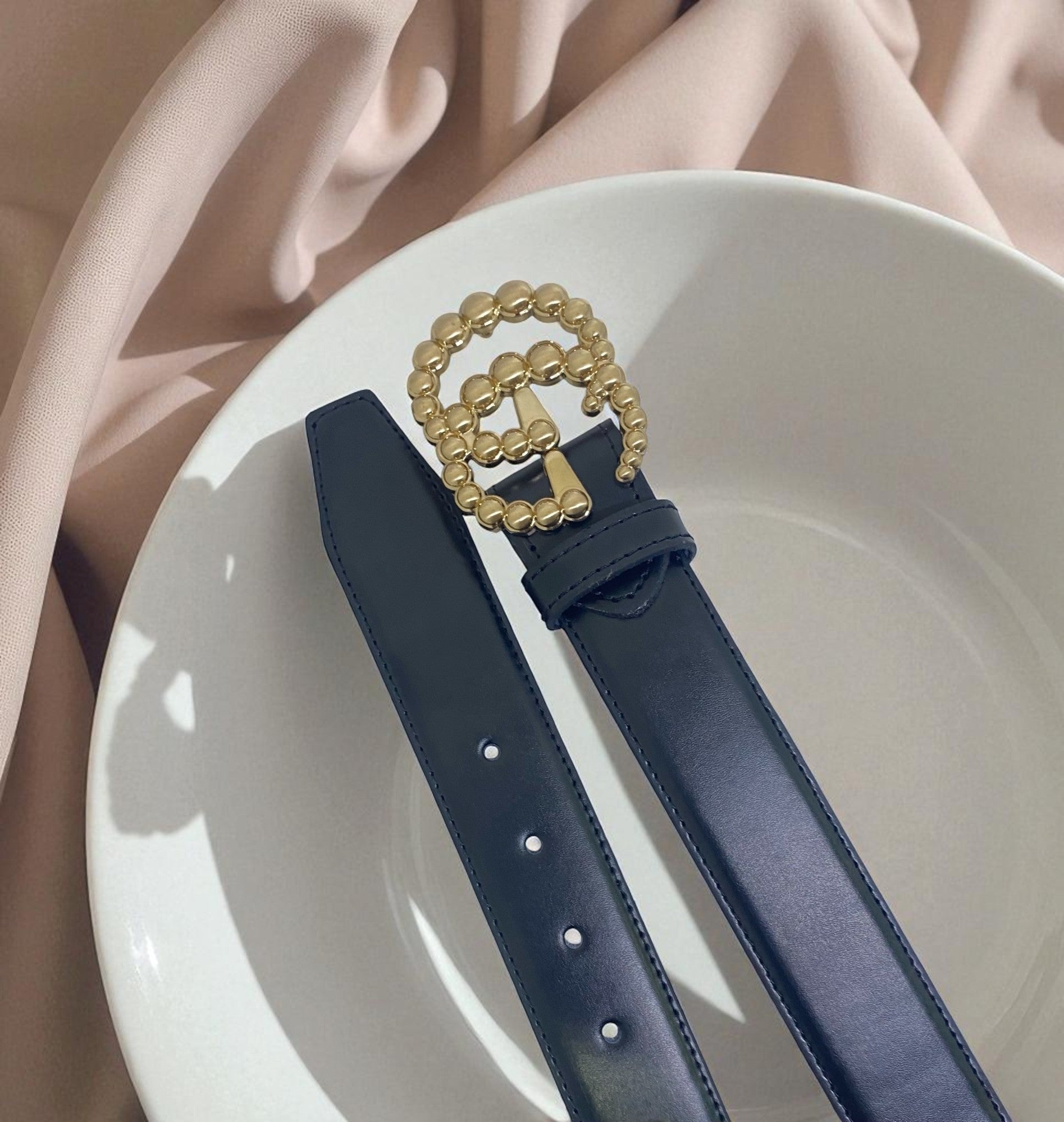 Gcci Elite Imported Belt with Heavy-Duty Buckle