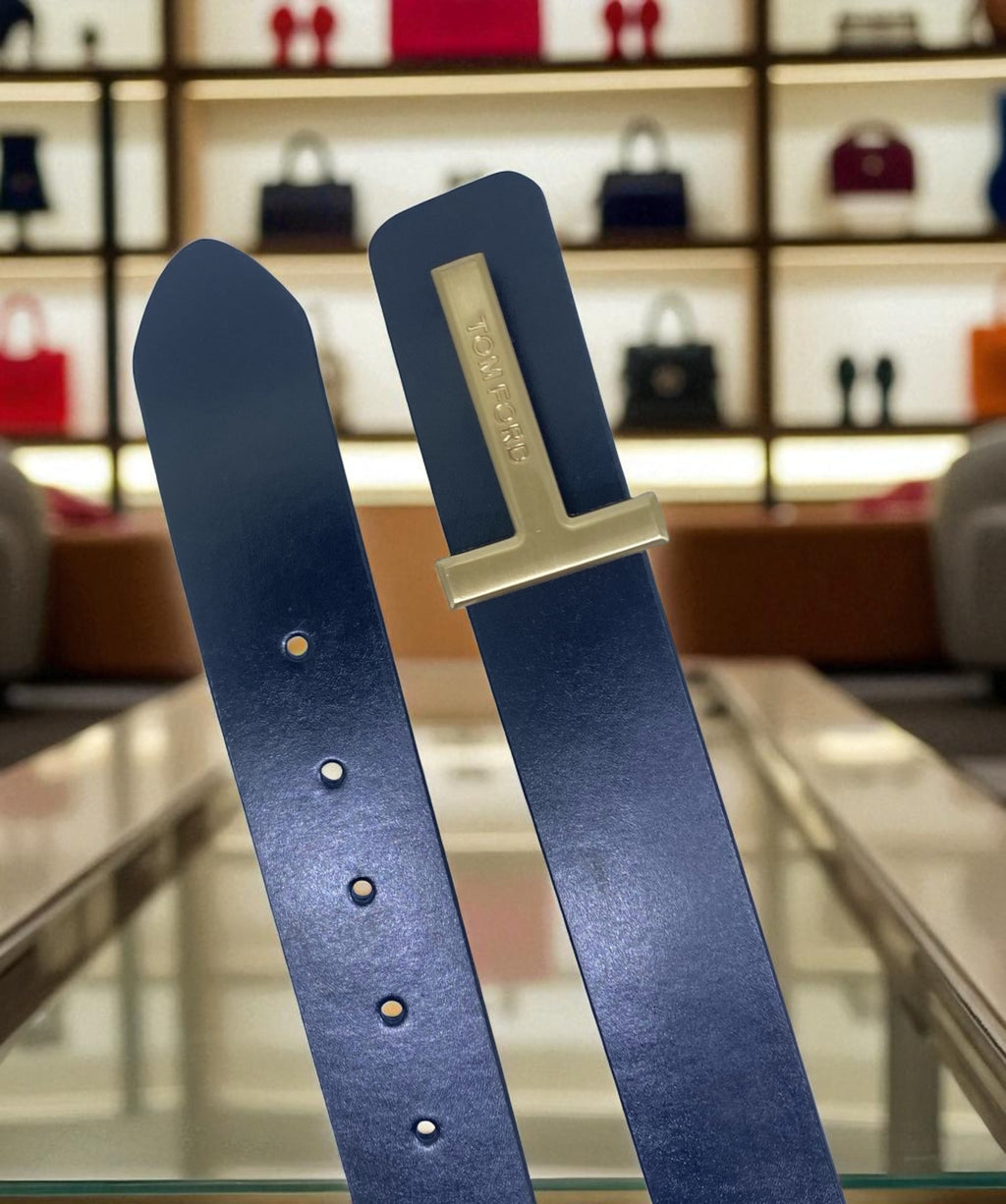 TomFod Designer Inspired Belt – Modern & Sleek