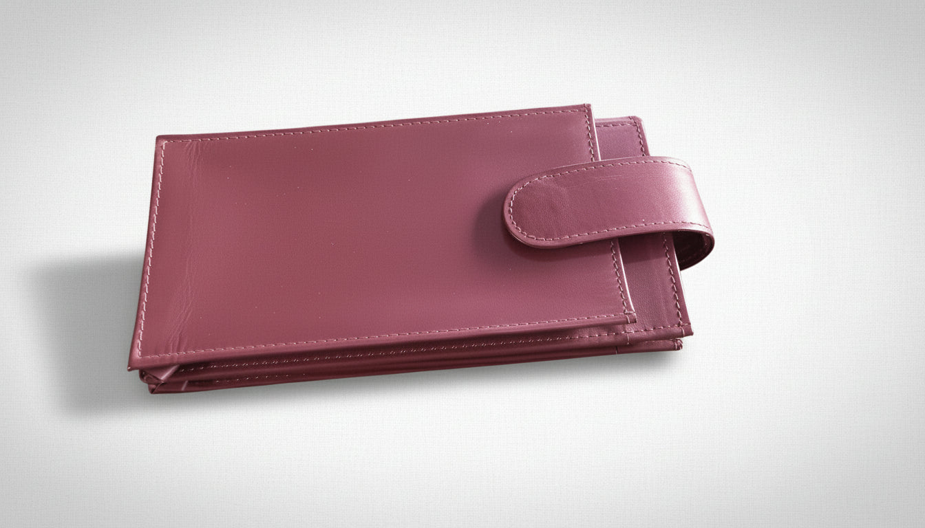 Brown Long Leather Wallet