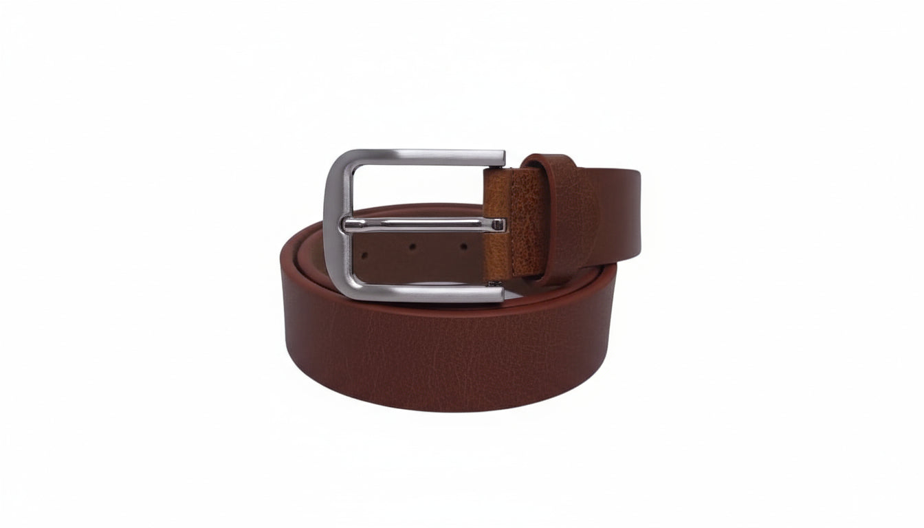 Brown full grain Leather Belt