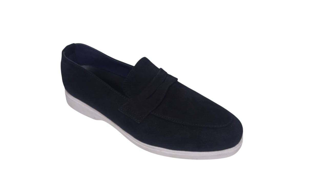 Calf Leather Suede Loafers