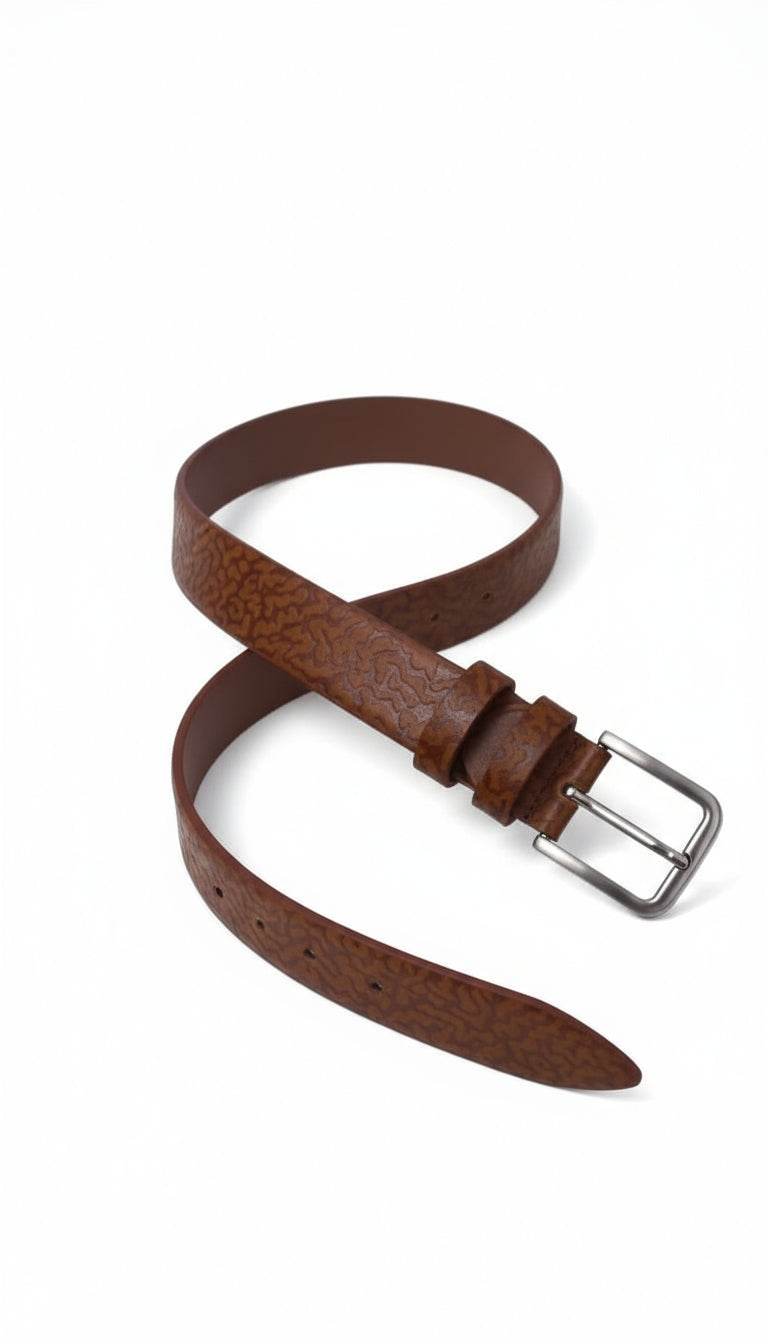 Brown full grain Leather Belt